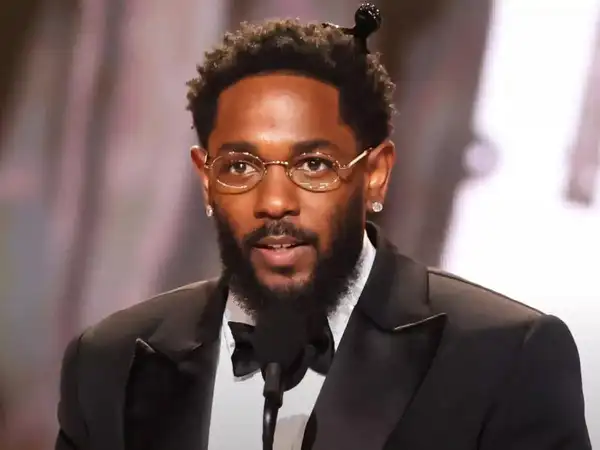 Kendrick Lamar at the 2026 Grammys.