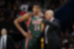 Former Bucks head coach Jason Kidd with Giannis Antetokoumnpo.