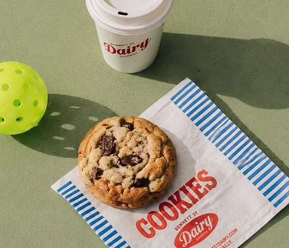 Coffee Club with Cookies and coffee from Bennett St Dairy