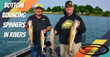 Bottom Bouncing Spinners in Rivers