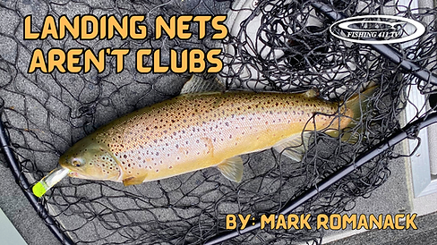 fish net fishing lure Pound Town Worms Dip Bait & Tackle It is very light weight and is great for walleye Landing Nets Aren't Clubs