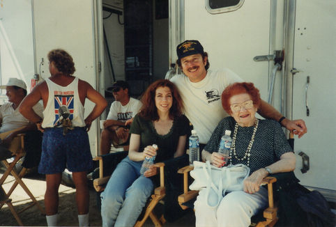 On_Baywatch_set_Robin_and_creator_Doug_Mimi_Schwartz.jpg