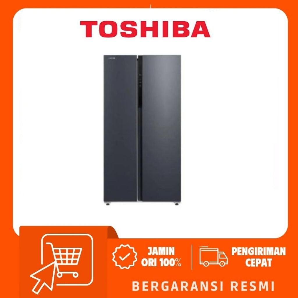 TOSHIBA GRRS780WE Kulkas Side By Side GRRS780 Lemari Es Besar