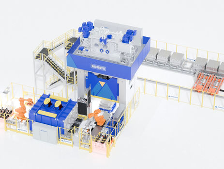 Macrodyne Automated Press Animation