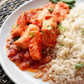 Healthy And Tasty Salmon Fish Curry