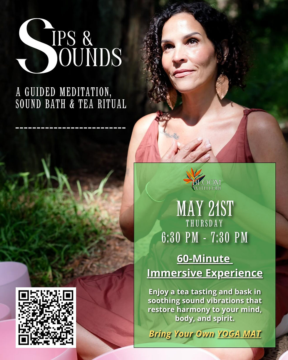 SIPS & SOUNDS on May 21st
