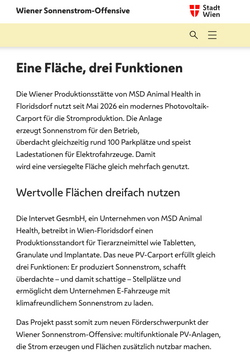 Wiener Sonnenstrom-Offensive
