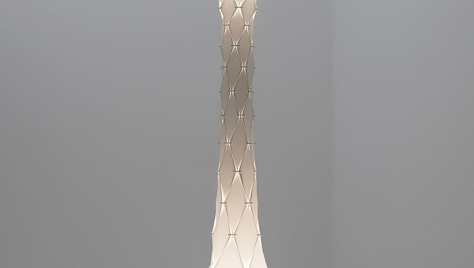 Soft White Gazing Globe