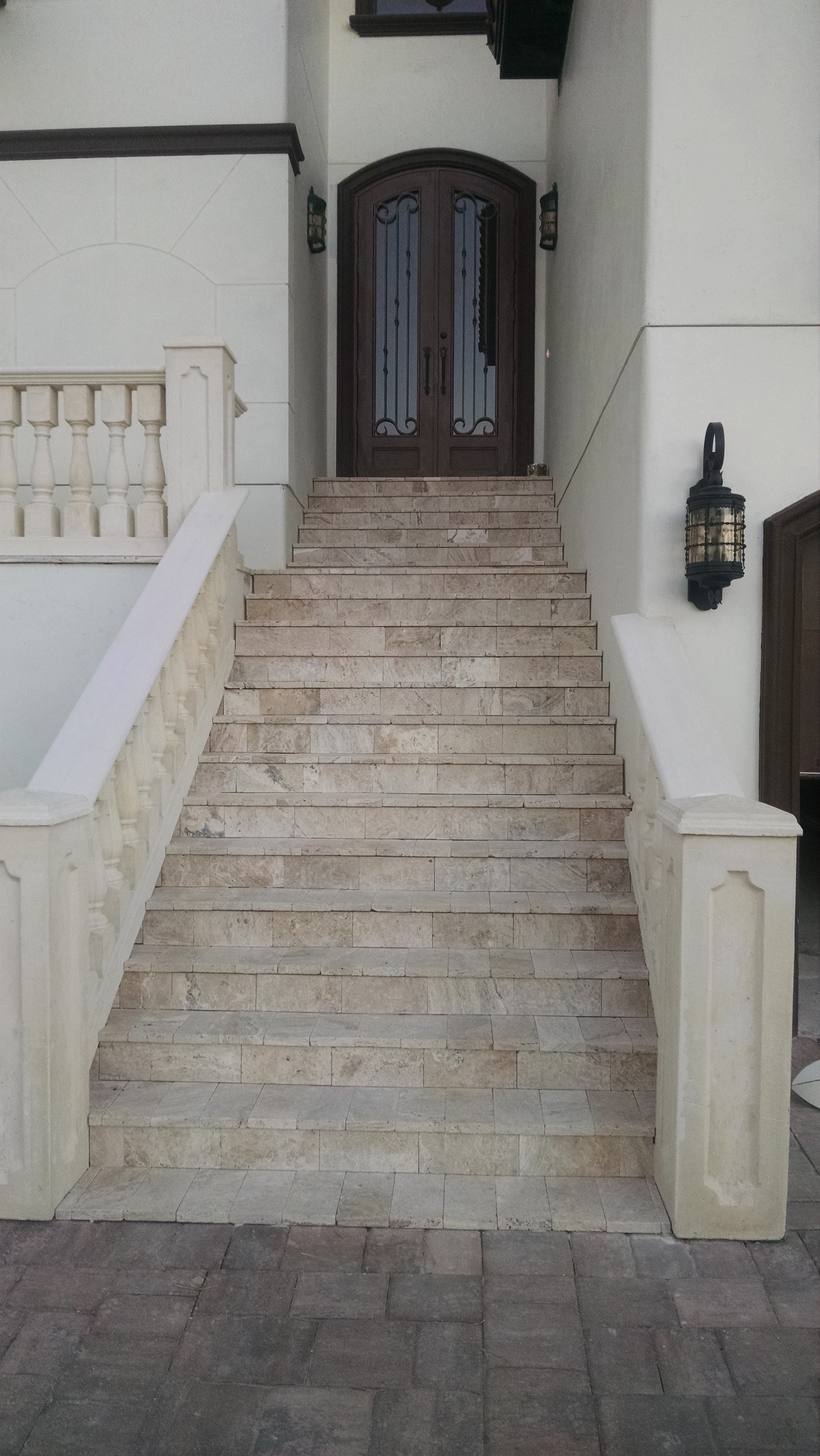 Travertine Stone Steps