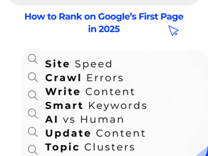 How to rank my website on Google first page. The best SEO strategies of 2025