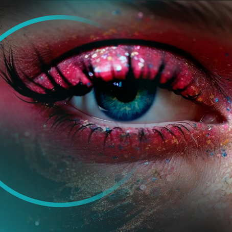 Glitter, bloquinhos e cuidados com a visão