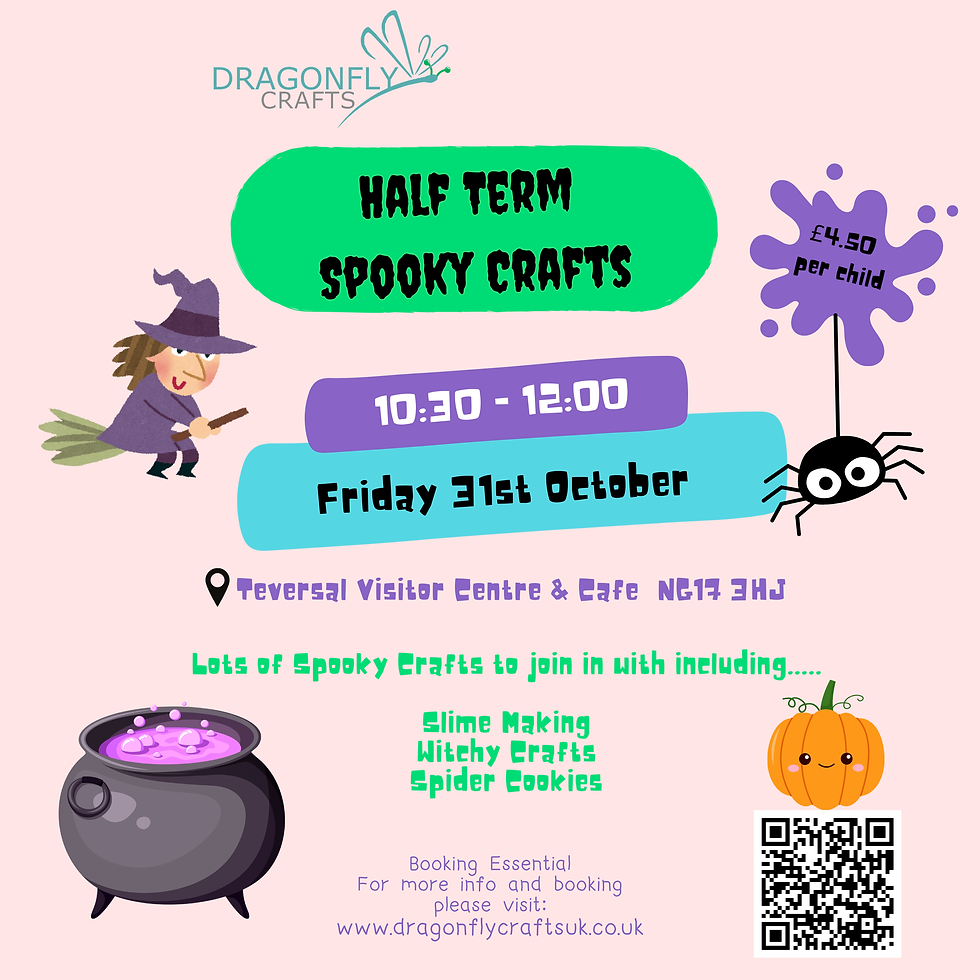 Half-Term Spooky Crafts at Teversal