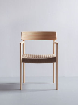ヒノキの椅子Flat Arm Chair