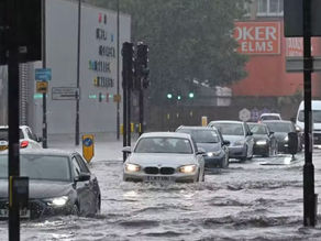 "Nature's Fury Unleashed: The Impact of a Flood"
