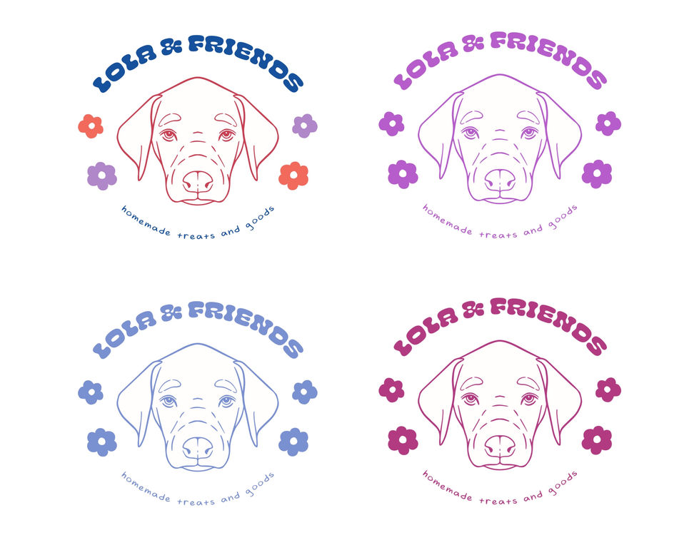 lola & friends logo design - variants 1