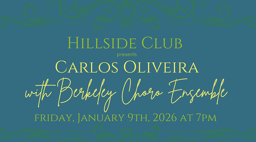 Carlos Oliveira with the Berkeley Choro Ensemble Live!