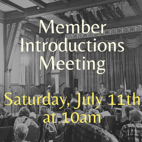 Member Introductions - July 2026