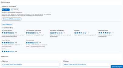 Neuer Bewertungsmodus – Release Notes November