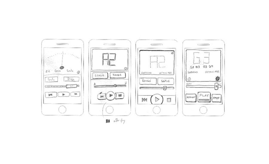 wireframe process app