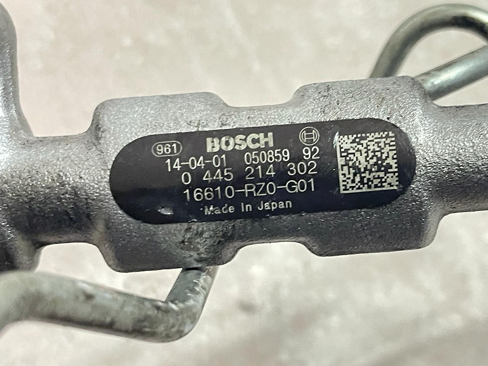 HONDA CRV ENJÖKTÖR RAİL BORUSU 16610-RZ0-G01 2012-2018 1.6 DİZEL