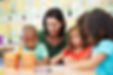 Preschool Teacher and Students