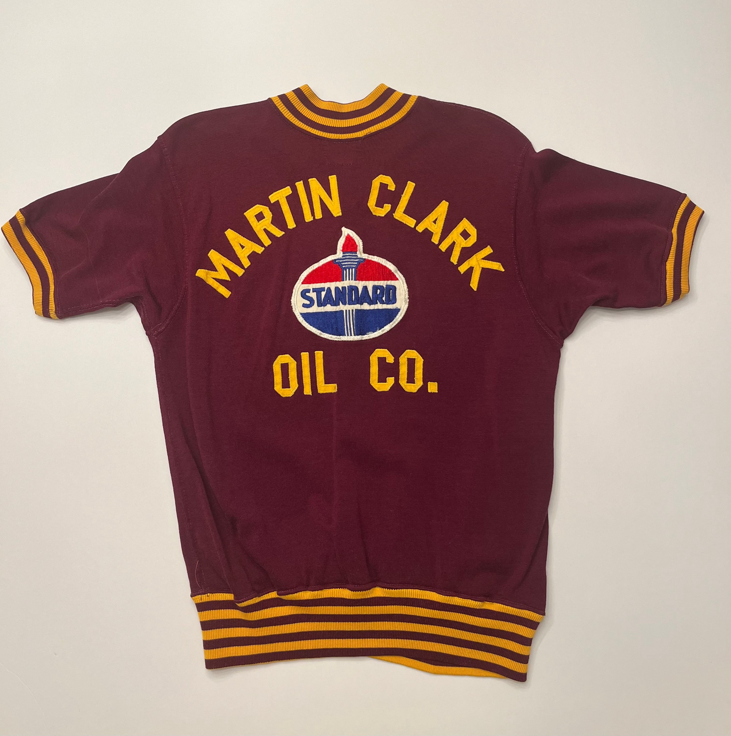 1960s STANDARD GAS STATION GAME WORN DURENE SOFTBALL JERSEY