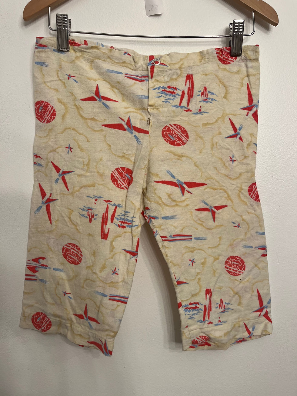 Thumbnail: 1950s ROCKET SHIP SPACE PAJAMA SET