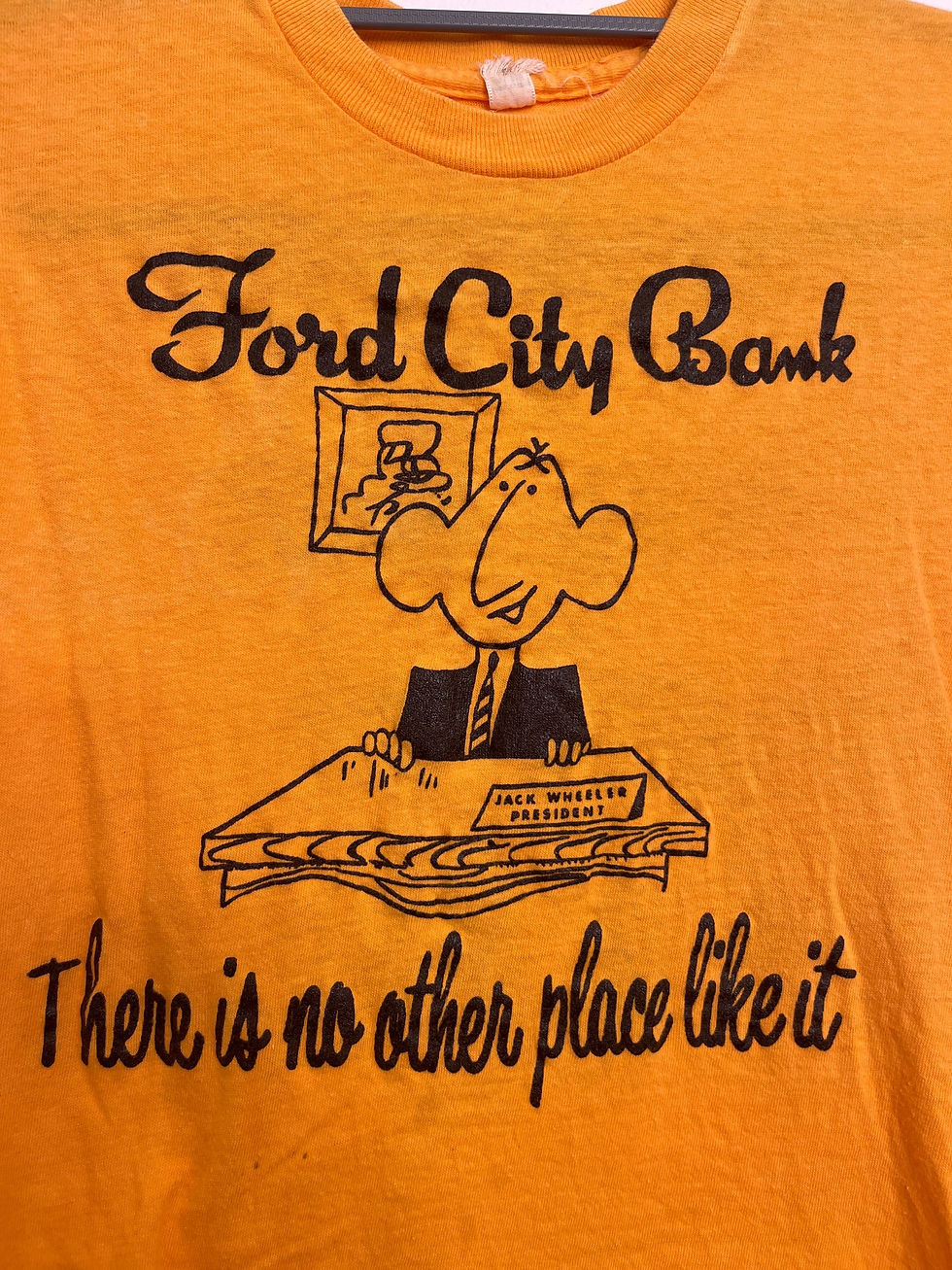 Thumbnail: 1960s FORD CITY BANK PROMO TEE SHIRT