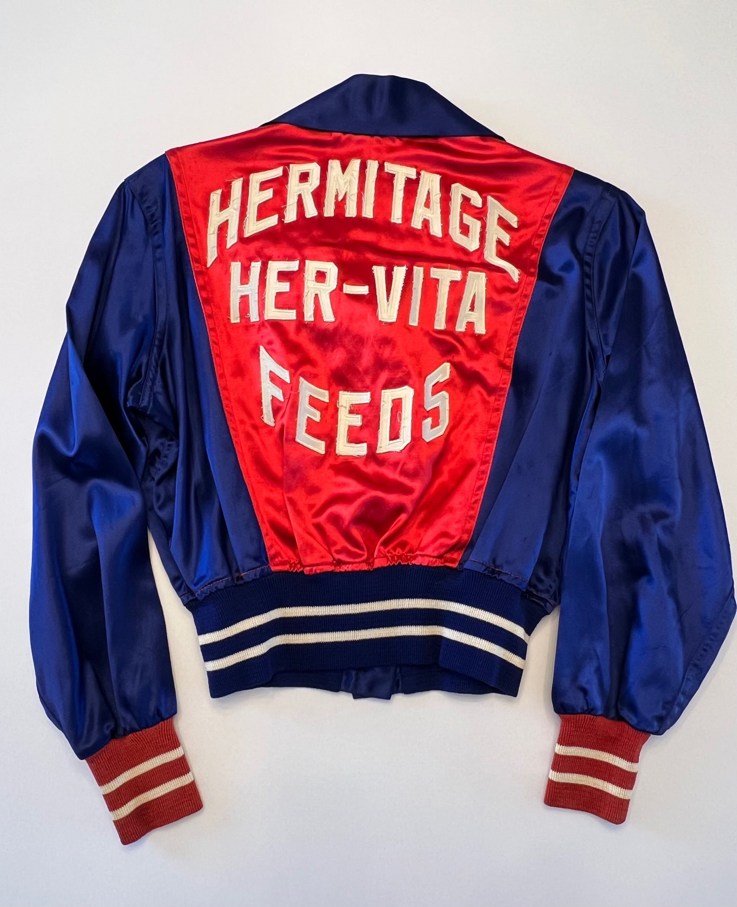 SOLD! 1930s LOWE & CAMPBELL NOS SATIN ADVERTISING JACKET