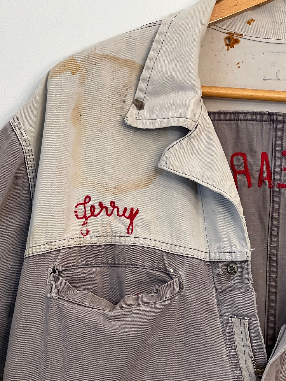 Thumbnail: 1960s J.M. CLEARY INTERNATIONAL HARVESTER THRASHED COVERALLS