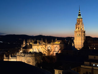Skyline Sunset View of Toledo