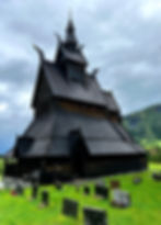 opperstad stave church in Vikøyri, Norway; Bubbly Tourist perfect 7 - 10 day itinerary of Norway