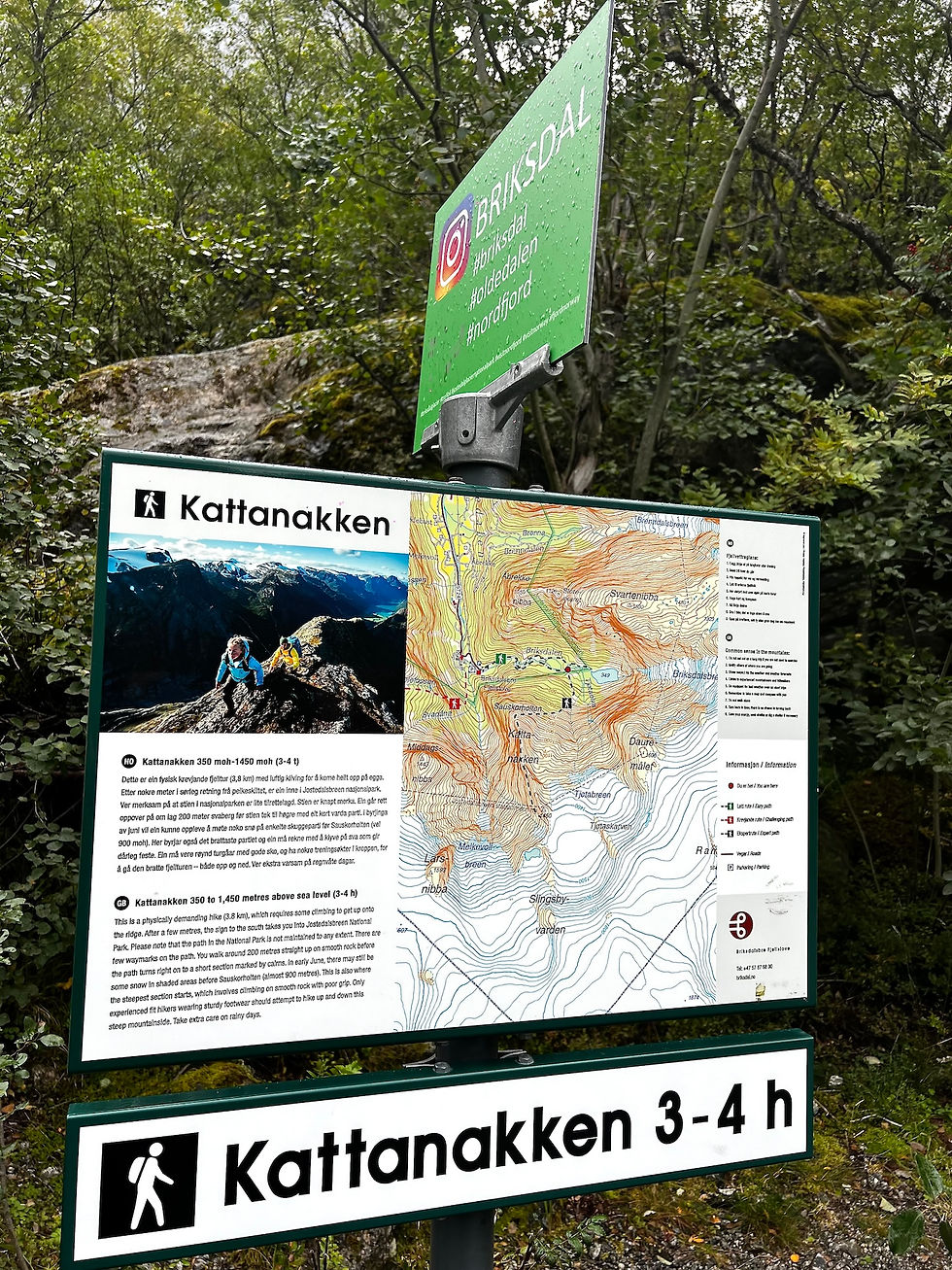 Kattanakken Hike at Briksdalsbreen Glacier in Loen, Norway; Bubbly Tourist perfect 7 - 10 day itinerary of Norway