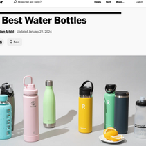 Why bring a reusable water bottle on trips?