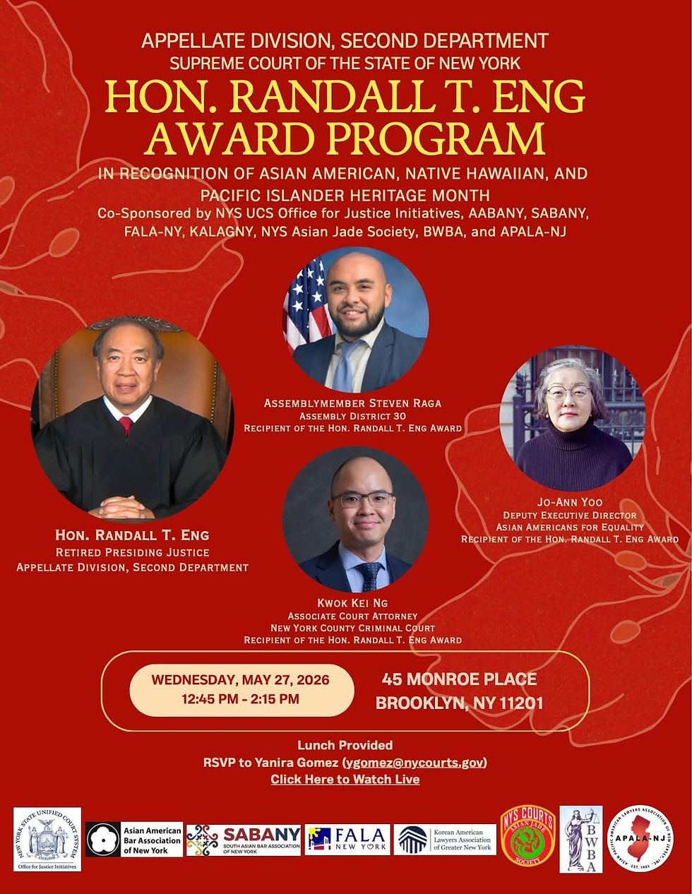 Hon. Randall T. Eng Award Program
