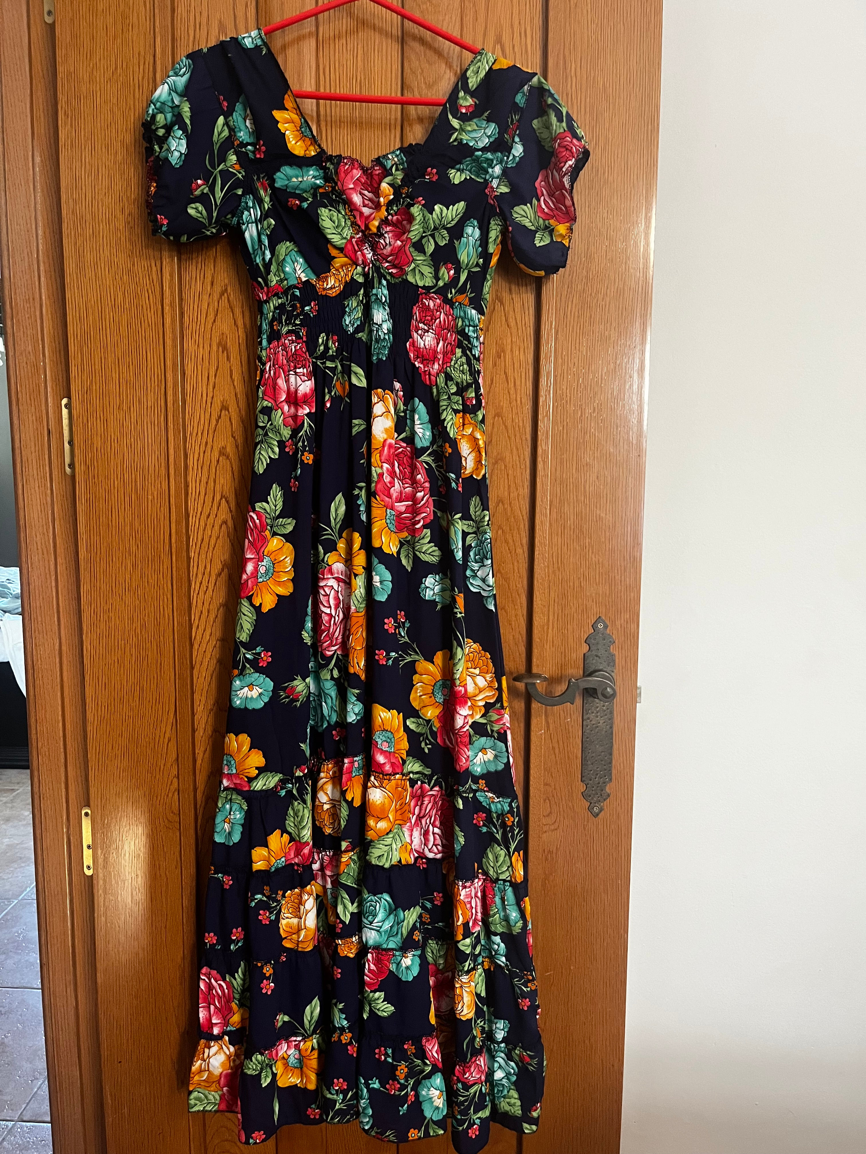 Beautifully coloured Maxi Dress