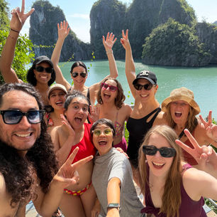 Group of Solo travelers on an FTLO Trip to Vietnam