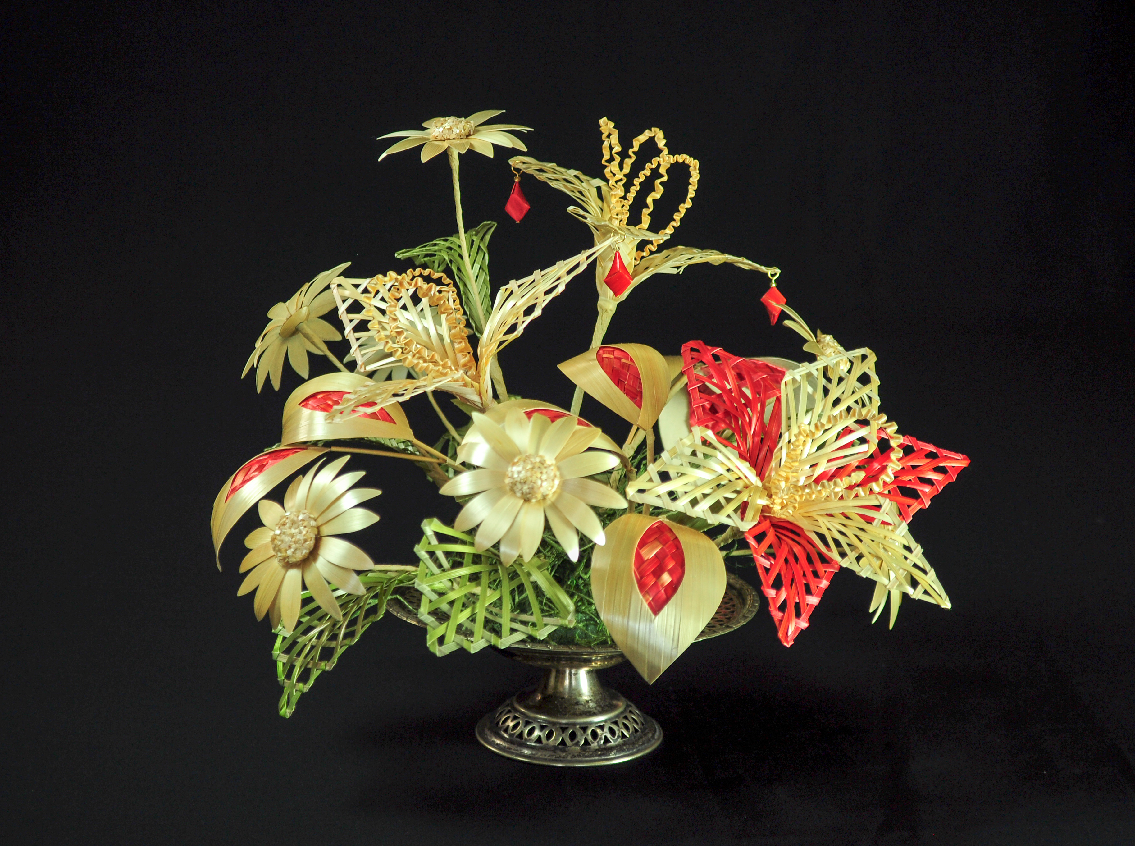 Wheat Woven Flower Centerpiece
