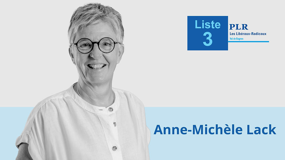 Anne-Michèle Lack, candidate conseil communale 2024 Val De Bagnes