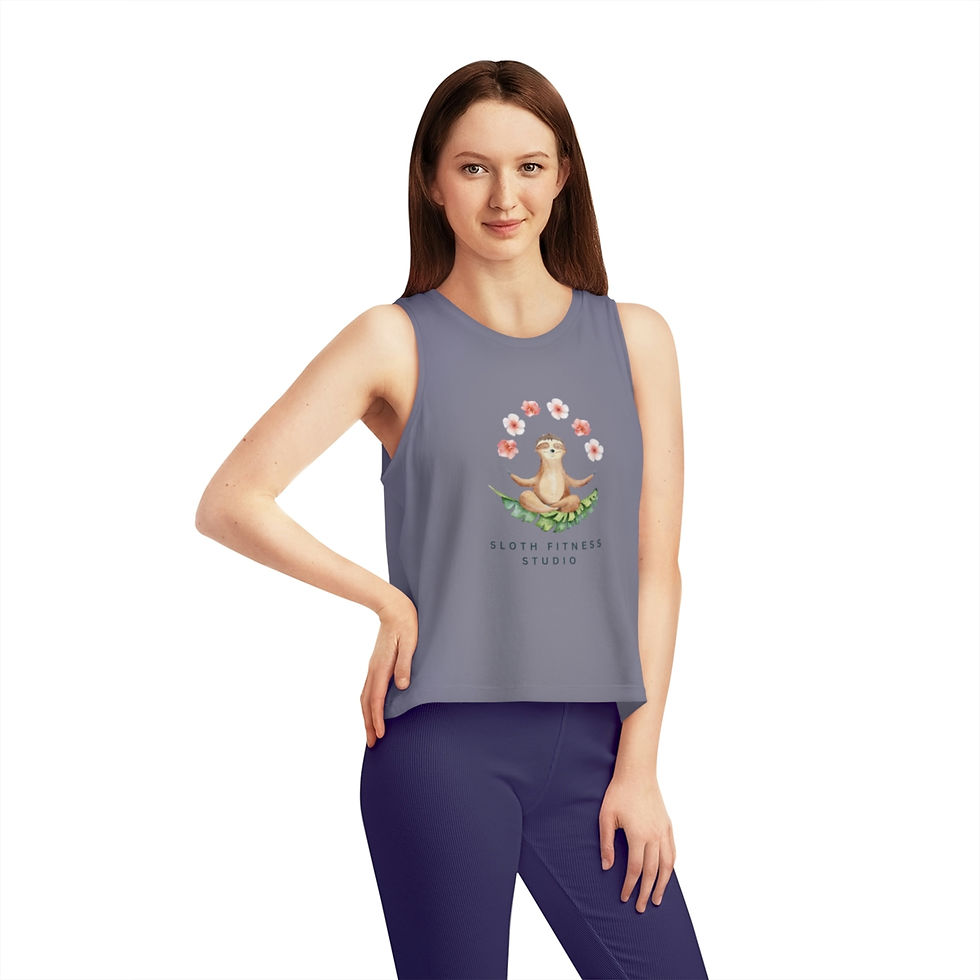 Thumbnail: Sloth Fitness Cropped Tank Top
