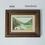 Miniatura: Quadro Paisagem Rio Moldura Madeira Cód.5636