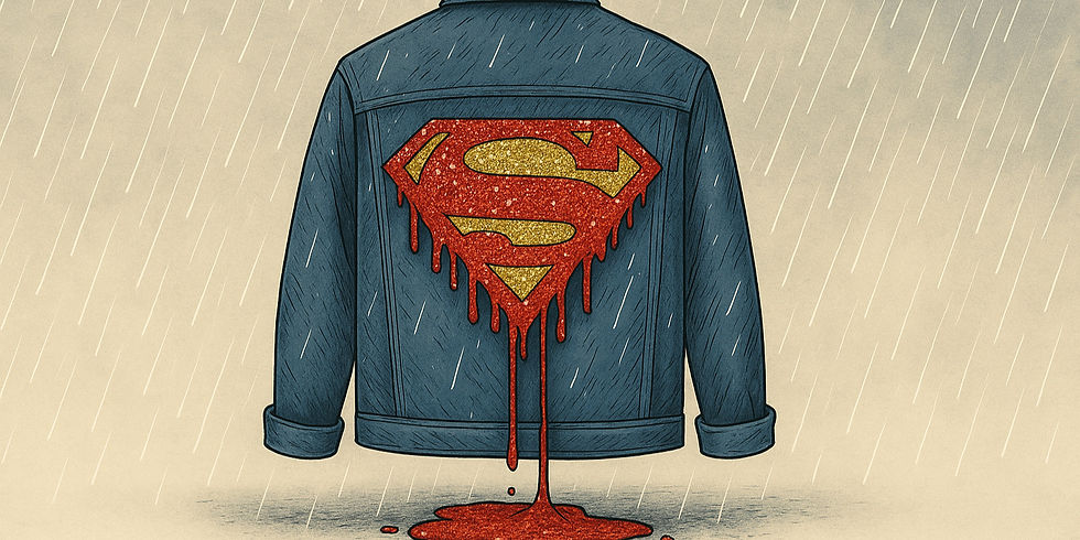 Vintage denim concert jacket melting at Bon Jovi show – Gen X nostalgia