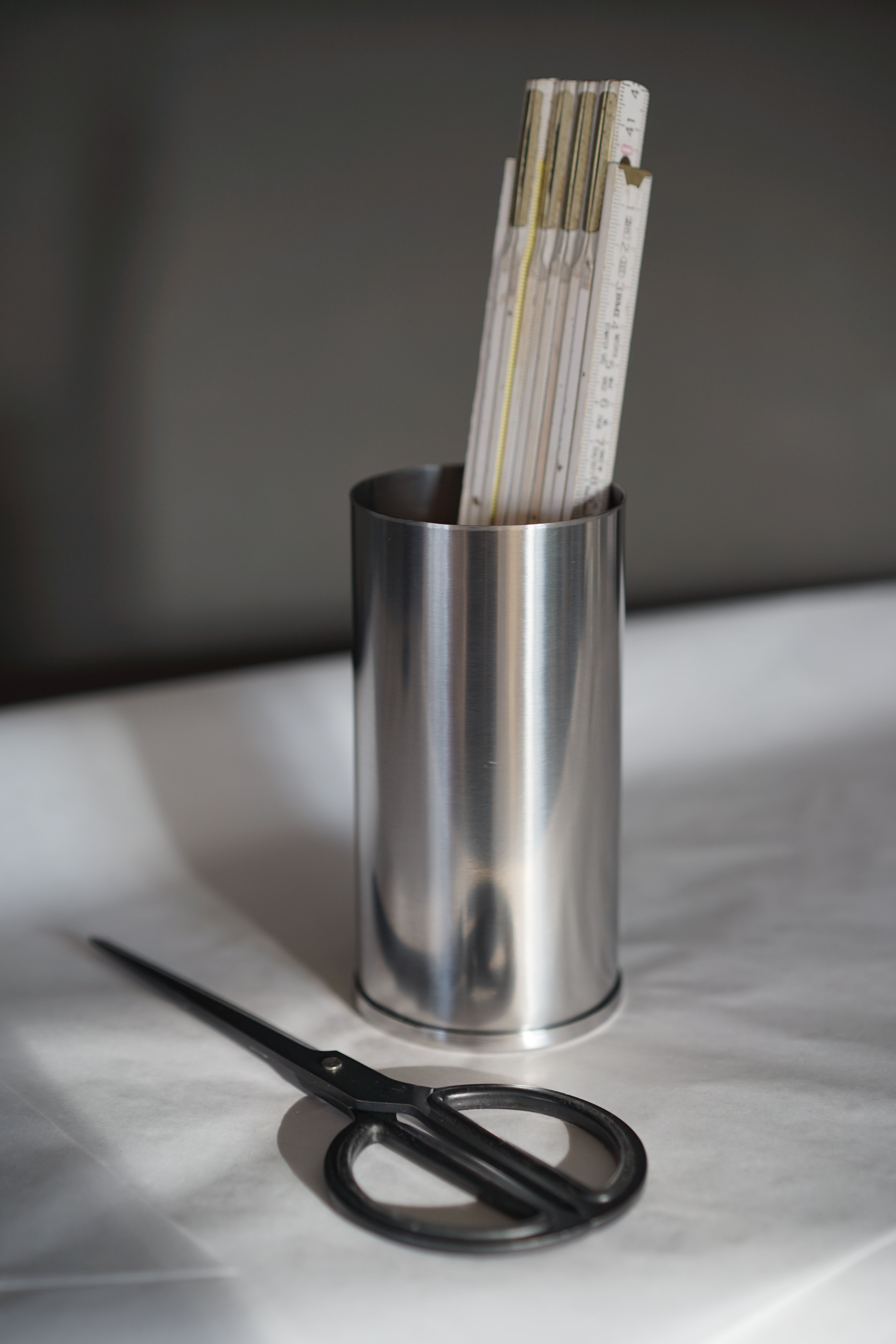 Vaso tubo de acero inoxidable