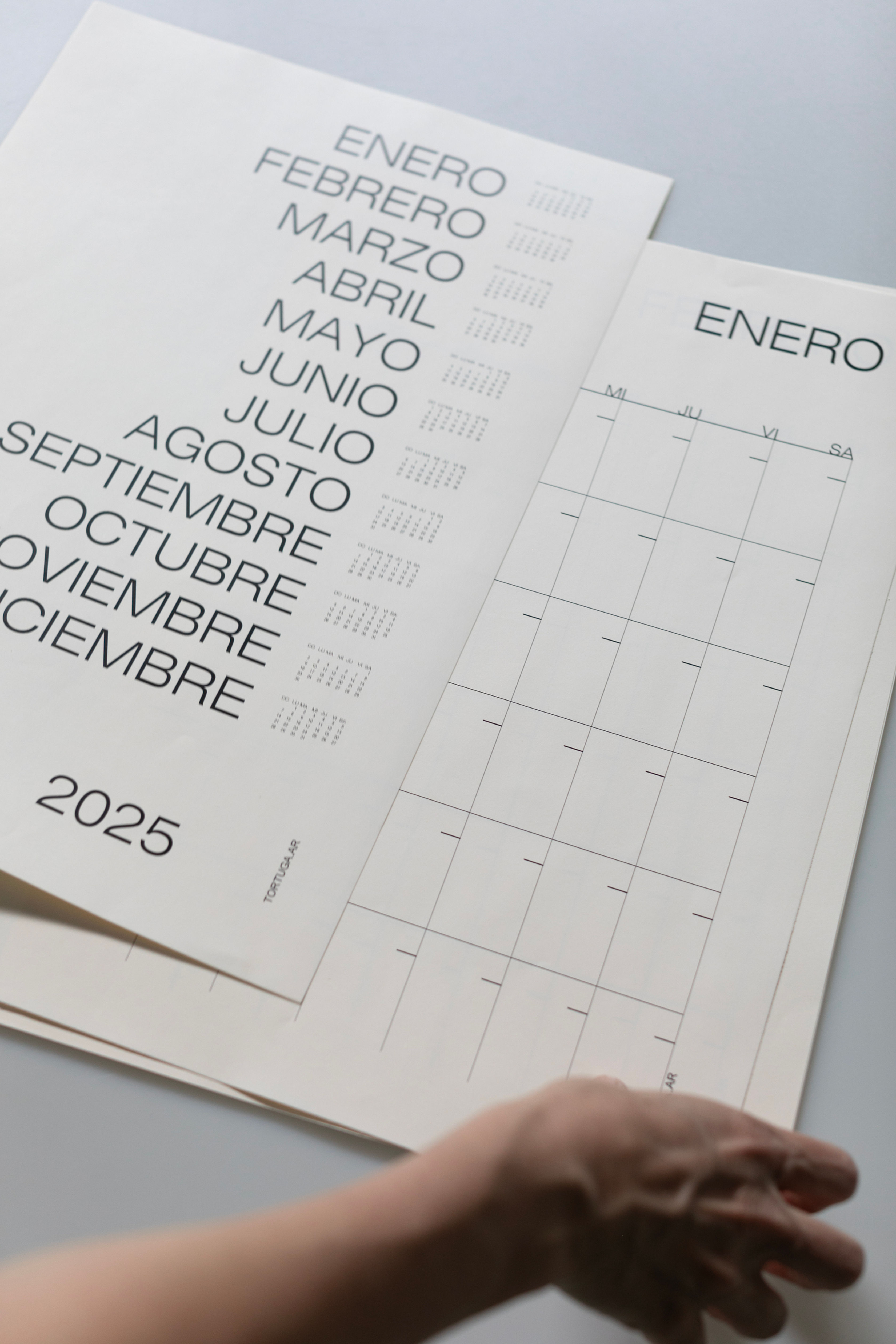 Calendario de pared