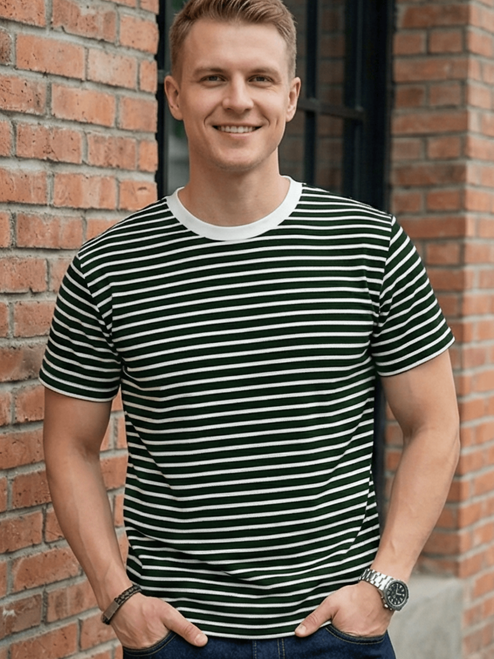 Miniatura: Camiseta Masculina Leve e Fresca para Verão | Tecido Respirável Viscose Elasta
