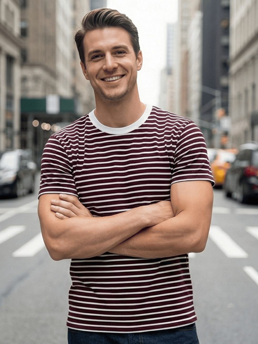 Miniatura: Camiseta Masculina Leve e Fresca para Verão | Tecido Respirável Viscose Elasta