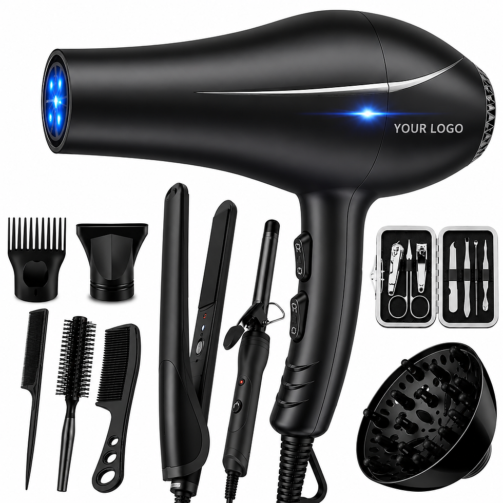 Thumbnail: Private label high-speed hair dryer with styling tools set
