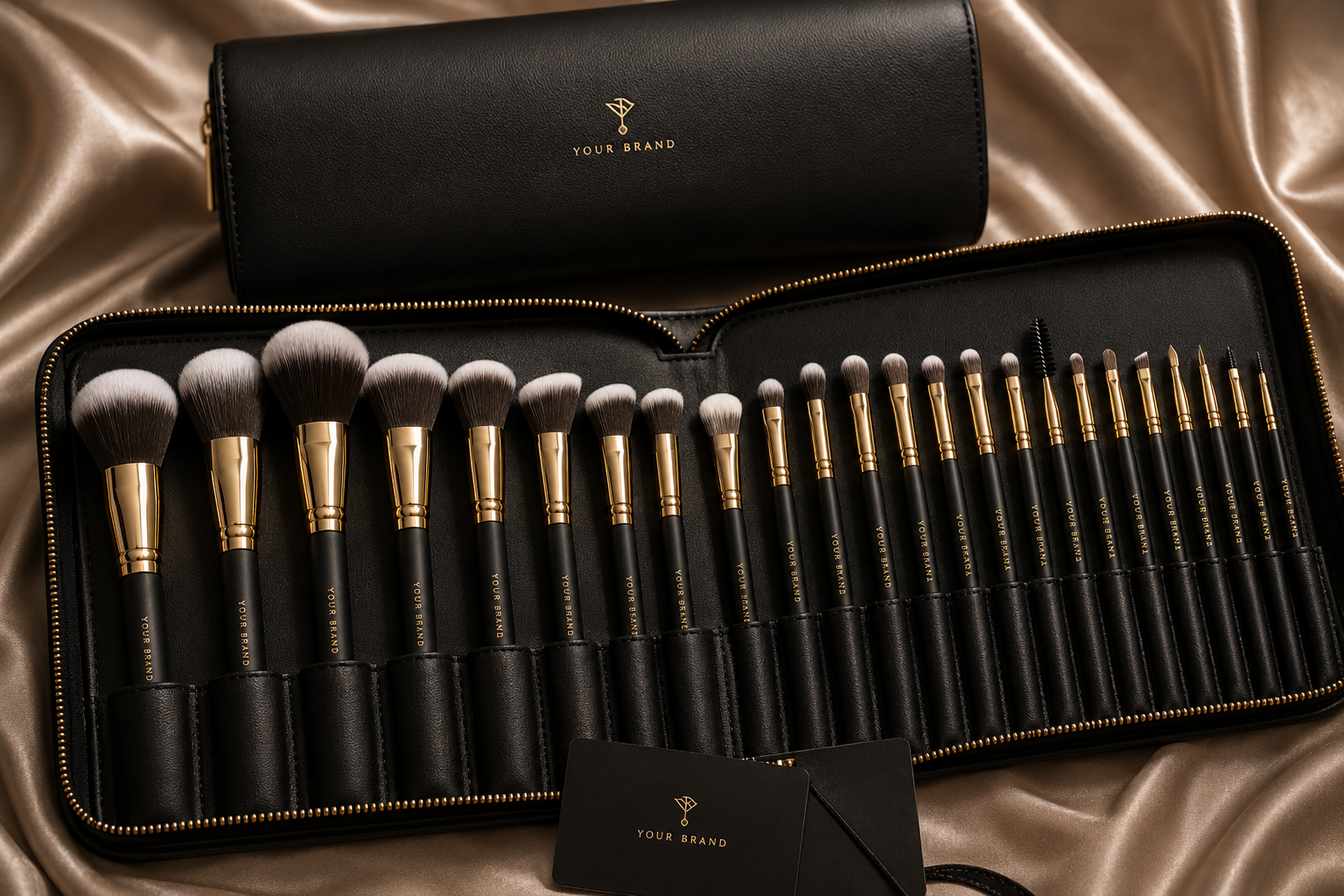 Variety of Styles available Private Label Makeup Brush Set