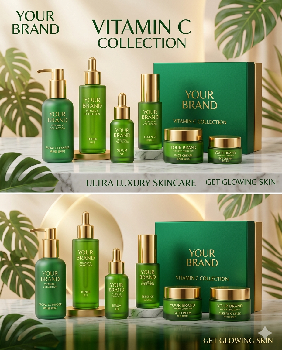 Private Labeling Vitamin C Skincare Collection
