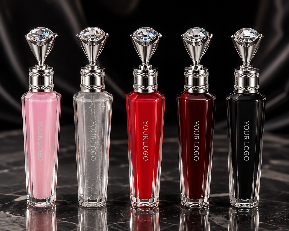 थंबनेल: Private Label Luxury Diamond Liquid Lipsticks in five shades